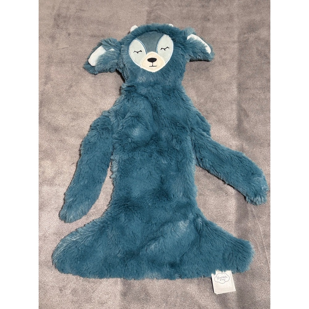 Slumberkins Alpaca Snuggler Teal Blue Plush Stuffed Animal Toy 16in